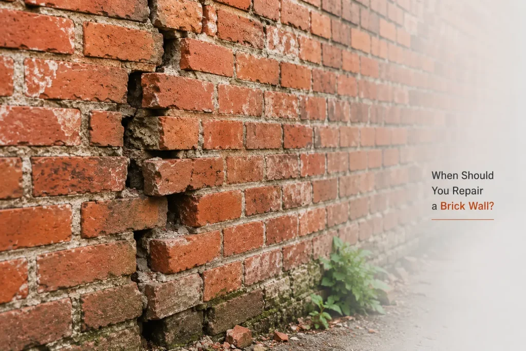 When Should You Repair a Brick Wall? 